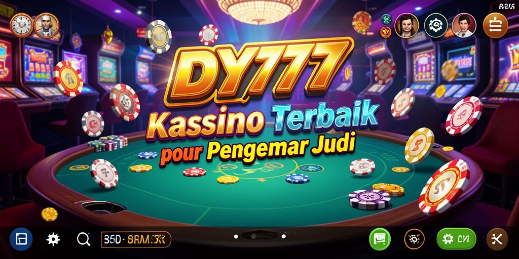 Tampilan gameplay menarik dari DY777 dengan suasana Kasino yang hidup.