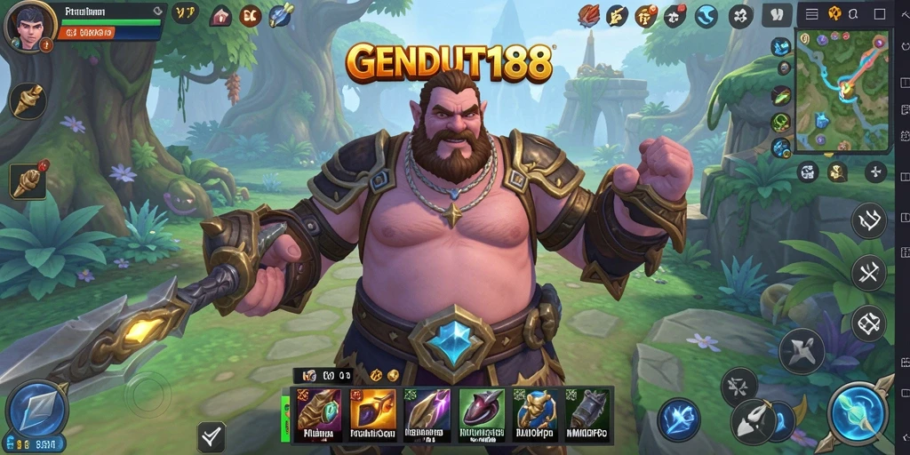Tangkapan layar gameplay GENDUT188 menampilkan pertarungan seru dengan teman-teman.