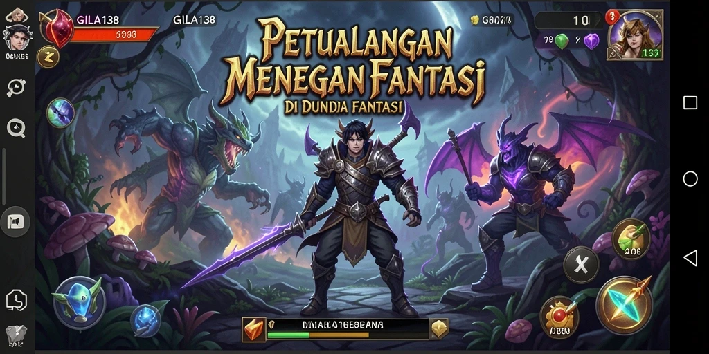 Tangkapan layar permainan <strong>GILA138</strong> menunjukkan aksi seru dalam petualangan menantang.
