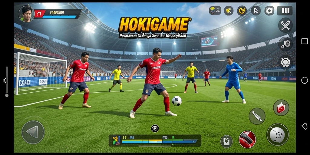 Tampilan gameplay HOKIGAME yang seru dan kompetitif.
