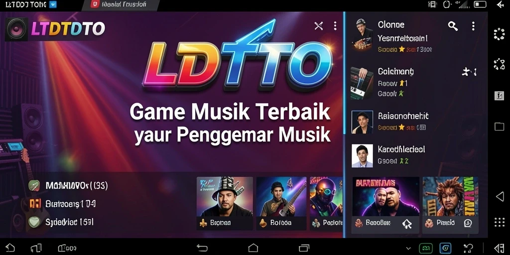 Tampilan gameplay LTDTOTO yang interaktif dan menarik saat bermain musik.