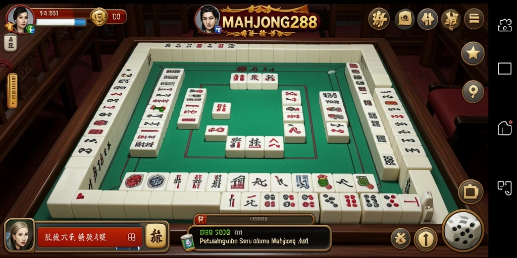 Tampilan menarik dari gameplay petualangan di MAHJONG288.