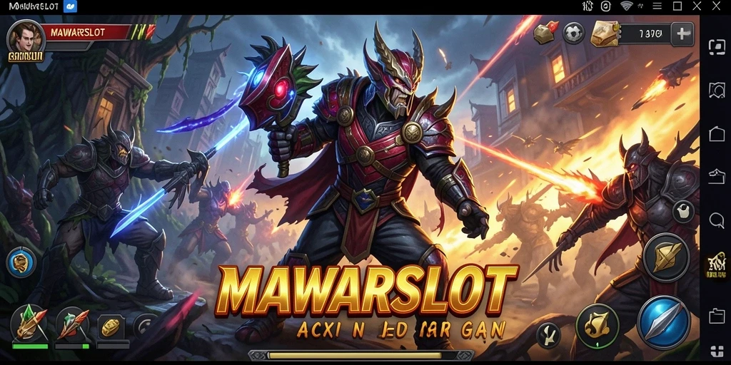 Tampilan seru gameplay MAWARSLOT yang menegangkan dan penuh aksi.