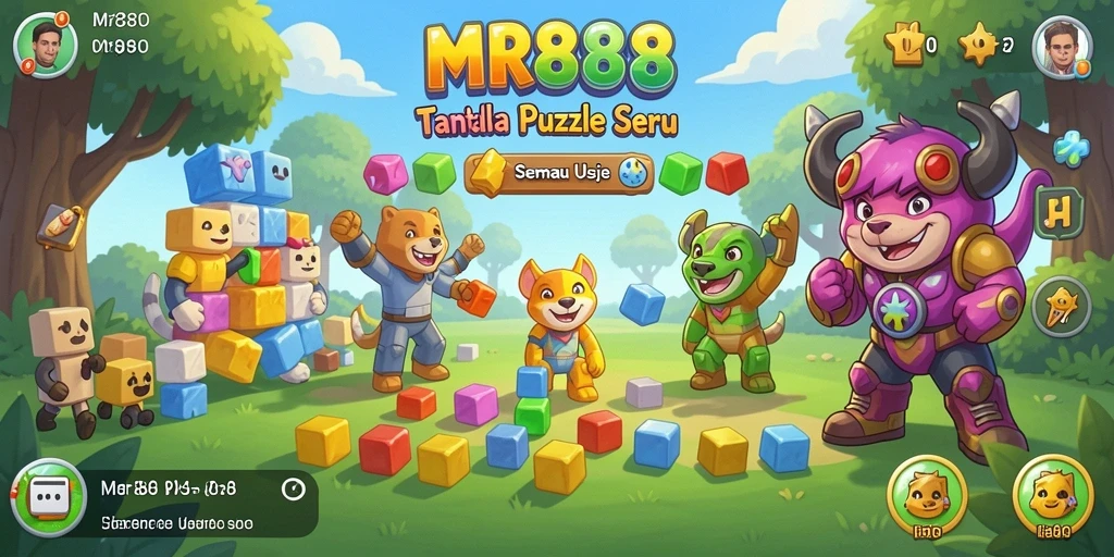 Tangkapan layar dari gameplay MR888 yang menegangkan dan penuh tantangan Puzzle.