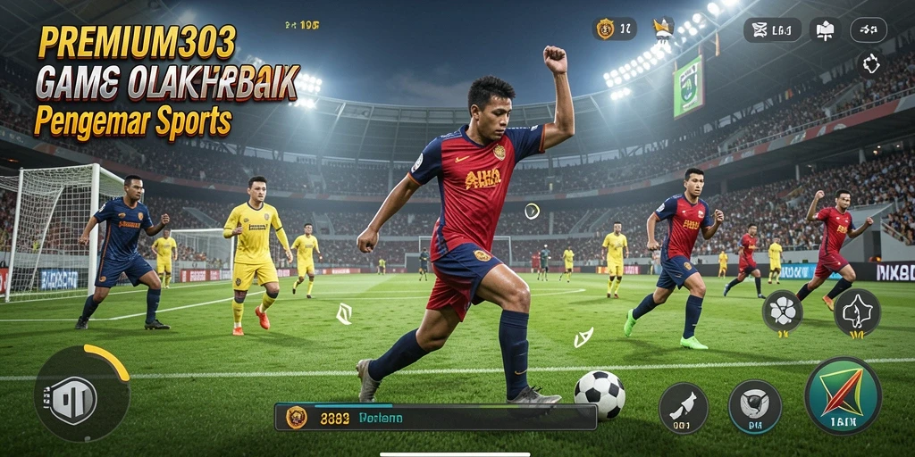 Tampilan gameplay PREMIUM303 yang menarik dengan aksi olahraga yang seru.