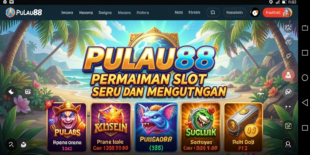 Tampilan menarik dari gameplay PULAU88 yang penuh warna.