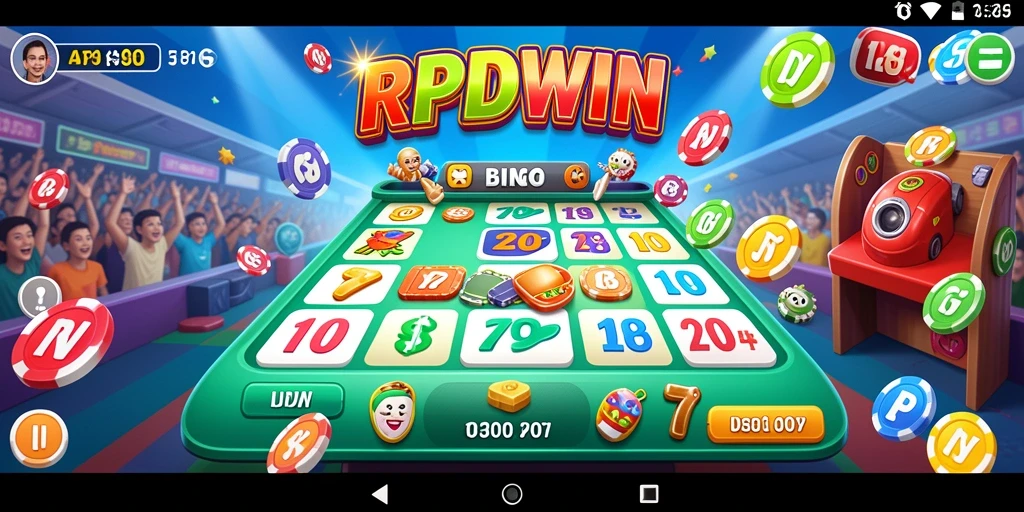 Tampilan Gameplay Bingo RPIDWIN yang mengasyikkan dan penuh warna.