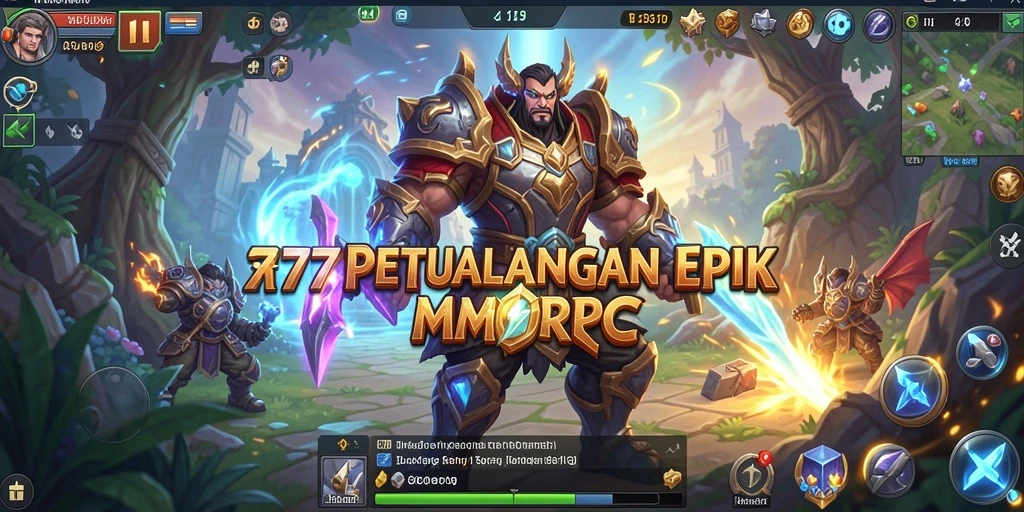 Tampilan gameplay SR777 yang menakjubkan dalam dunia MMORPG.