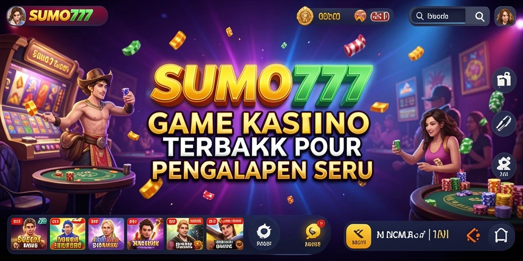 Gameplay mendebarkan di SUMO777 dengan elemen Kasino yang menawan.