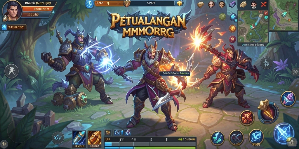 Gameplay SVIP7 yang menampilkan pertempuran seru dan eksplorasi dunia.