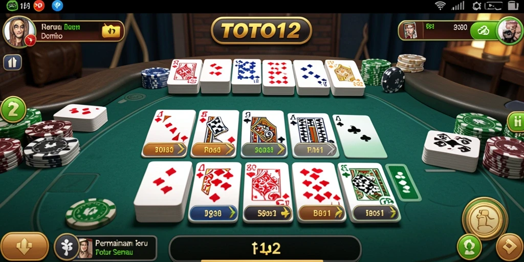 Tangkapan layar gameplay TOTO12 yang seru dan menantang.